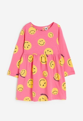 Повседневное платье H&M розовый