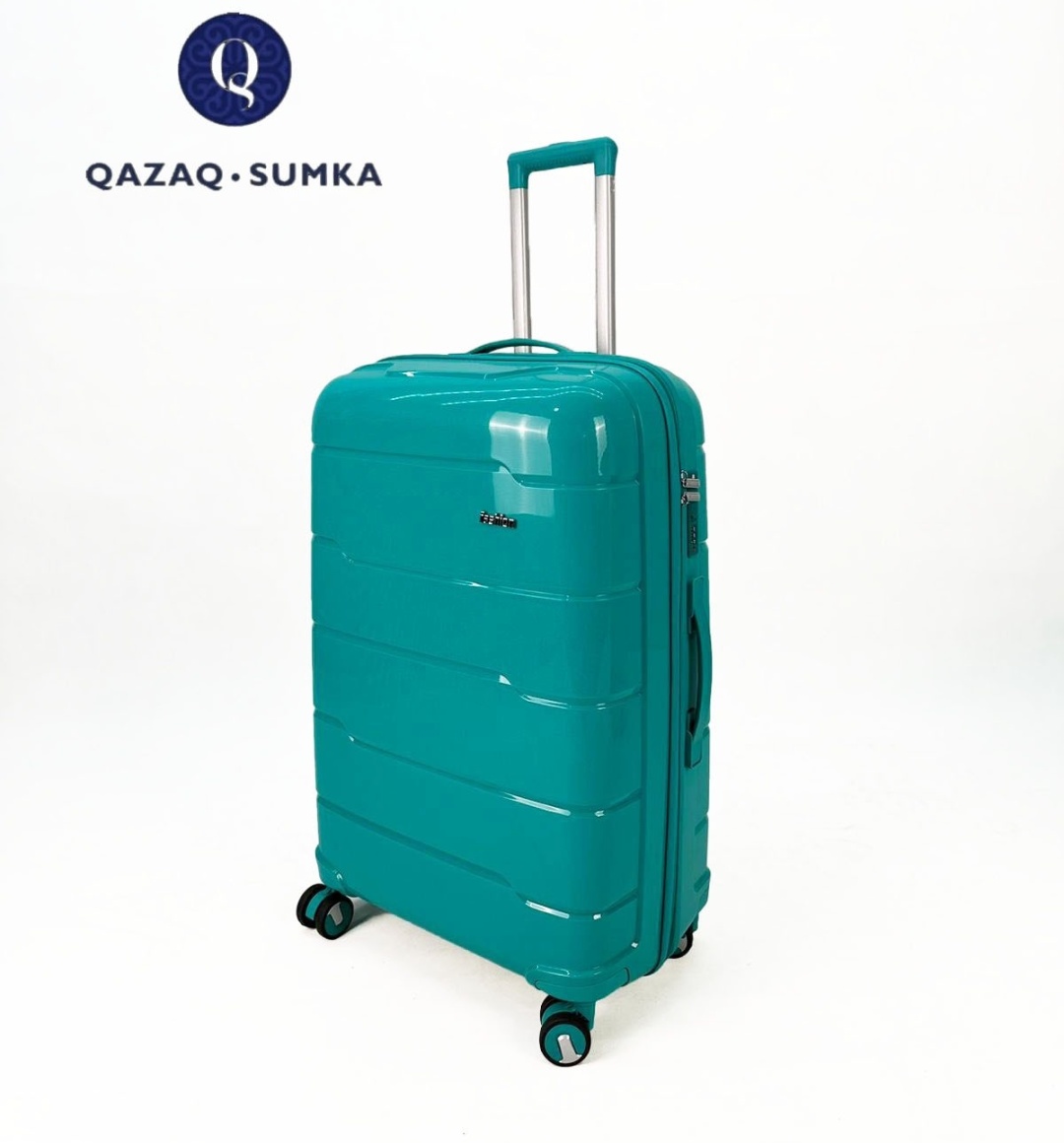 Купить Чемодан Qazaq sumka 113242 110 л бирюзовый в кредит в Алматы ...