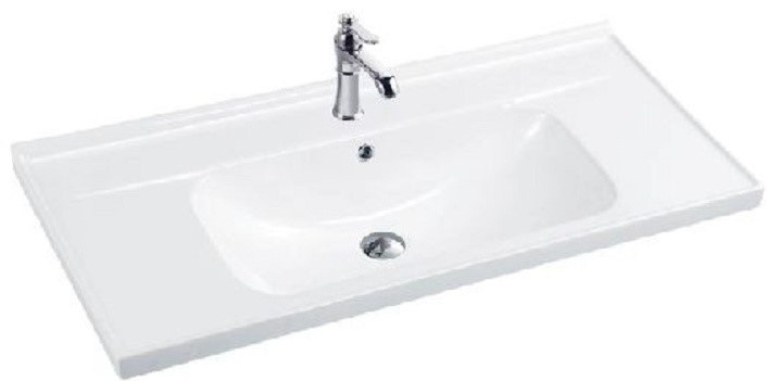 Раковина Orbita WP1061 врезная прямоугольная 100х48 см, фаянс