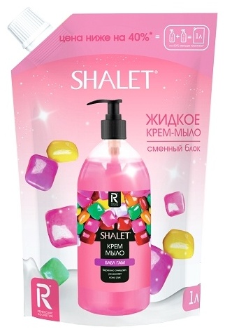 Жидкое мыло туалетное Ренессанс Косметик Buble Gum Shalet 1000 мл