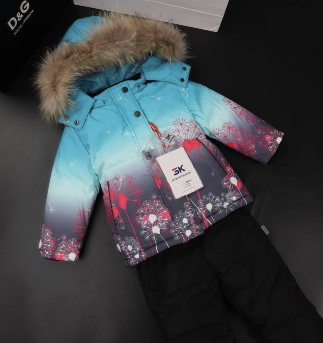 Комплект с комбинезоном Winter king бирюзовый