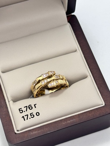 Italian Gold 5544432 размер 17.5 вес 5.76 г золото, фианит