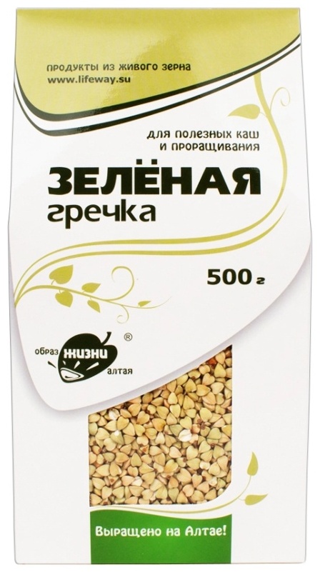 Купить Образ Жизни гречневая крупа зеленая 500 г в Алматы – Магазин на ...