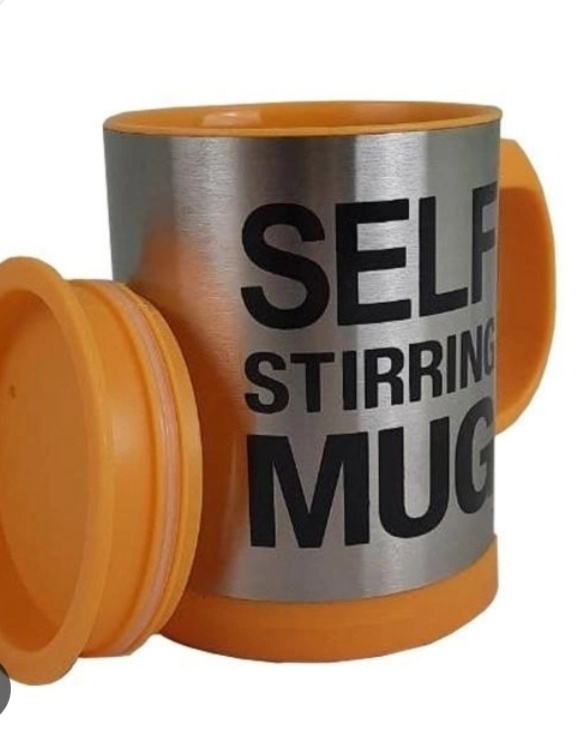 Кружка Self Stirring Mug , 350 мл, нержавеющая сталь, 1 шт.
