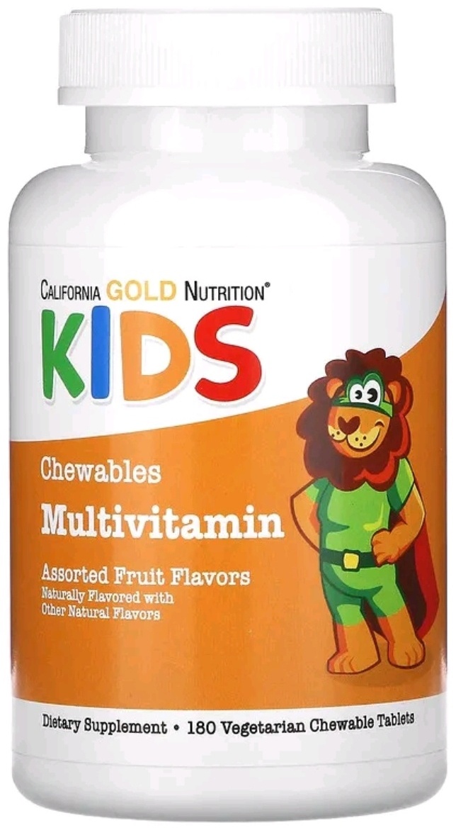 Купить California Gold Nutrition Мультивитамины для детей от 4х лет с ...