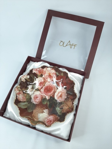 Блюдо Olaff 24х23 см, фарфор, 1 шт