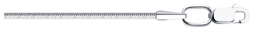 Серебро России 04-77,5-1-03010-081-69 длина 40 см, вес 5.77 г серебро, плетение снейк