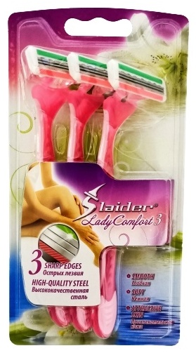 SLAIDER LADY COMFORT бритвенный станок 3 шт