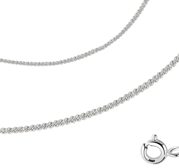 AQUAMARINE 7532630_50 длина 50 см, вес 1.64 г серебро, плетение нонна