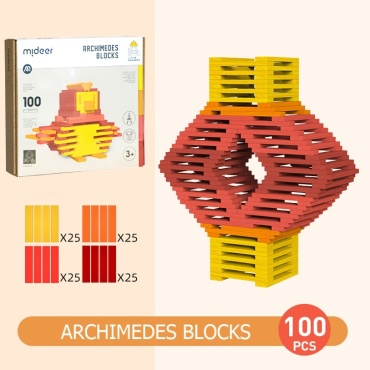 Конструктор MiDeer Archimedes Blocks 960052_MD1144, деталей 100 шт