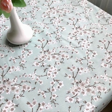 Скатерть With love A.B. 130x130 см, хлопок, дак, 1 шт