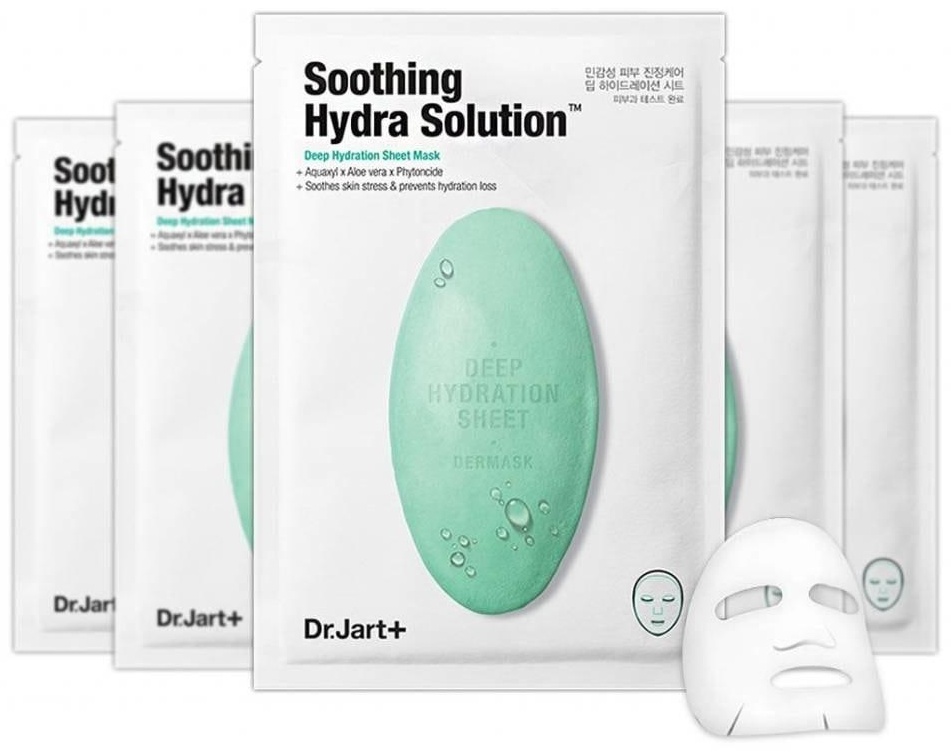 Купить Маска для лица Dr. Jart тканевая Soothing Hydra Solution 5х25 мл ...
