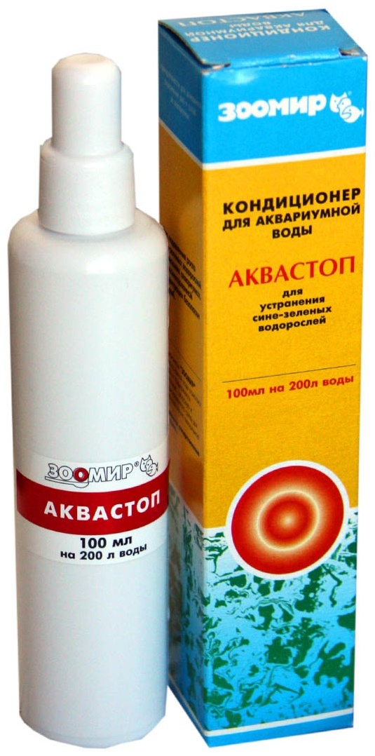 Купить Зоомир Аквастоп 1037 против сине-зеленых водорослей 100 мл в ...