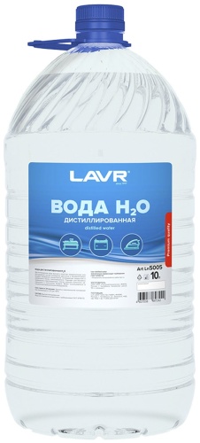 LAVR дистиллированная вода LN5005 Distilled Water 10 л