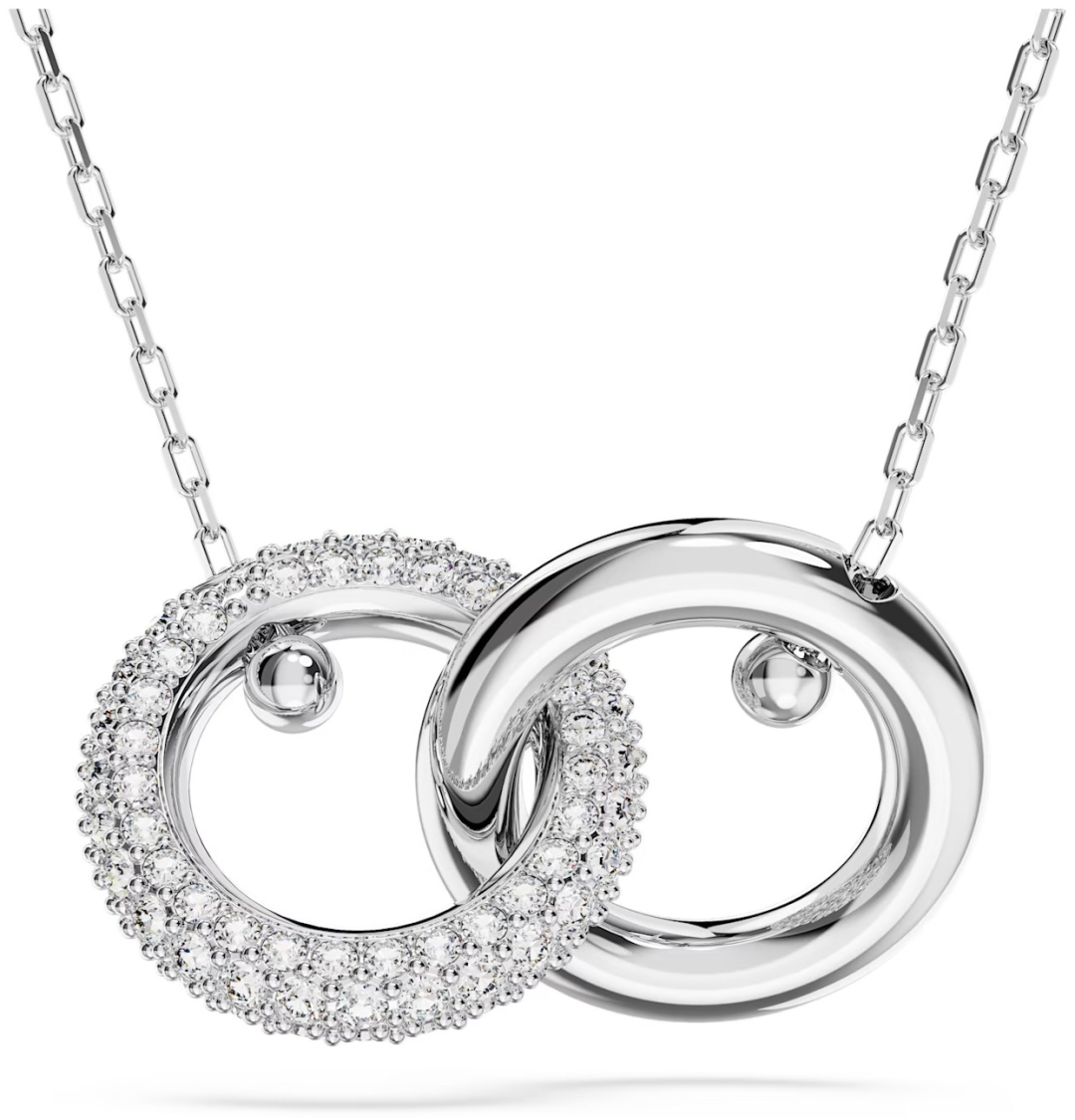 Swarovski длина 45 см ювелирный сплав, кристаллы Swarovski, цирконий