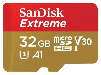 Карта памяти SanDisk Extreme SDSQXAF-032G-GN6GN 32GB