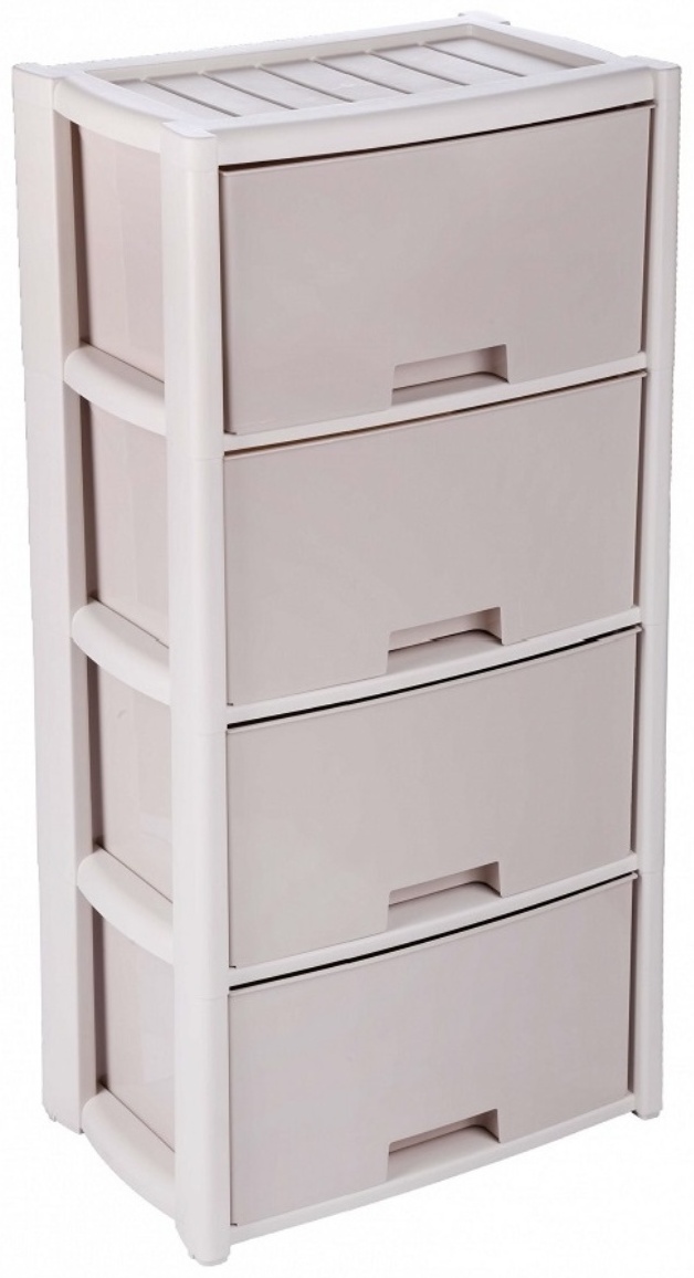Детский комод Альтернатива 539060, 47.5x30x94 см, бежевый