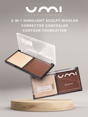 UMI 2 in 1 Highlight Sculpt Bicolor корректор 1