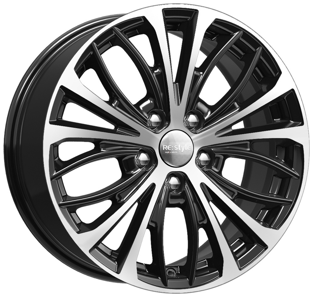 K&K КС873 7.5x17/5x114.3 D60.1 ET45 черный, серебристый