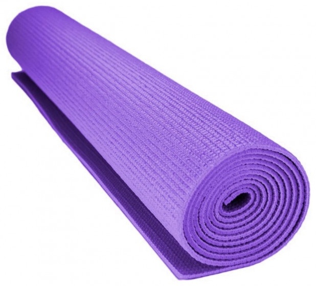 Купить Коврик Yoga Mat для йоги и фитнеса 173x61x0.3 см фиолетовый в ...