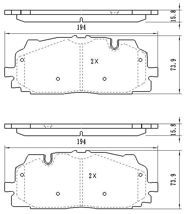 Колодки Winkod передние W1477BP 4 шт