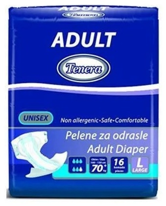 Tenera Adult подгузники для взрослых L 16 шт