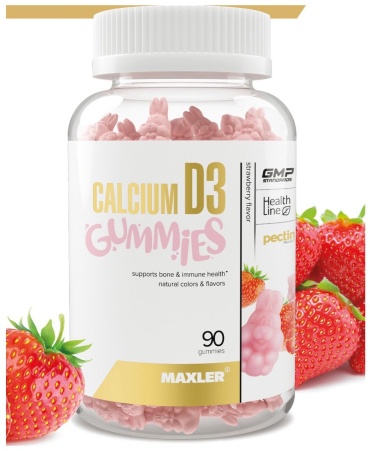 Maxler мультивитамины Calcium D3 Gummies 90 таблеток