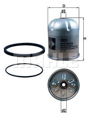 MAHLE масляный фильтр OZ 5D