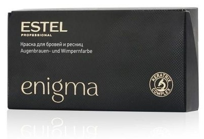 ENIGMA краска для бровей и ресниц черная 20 мл
