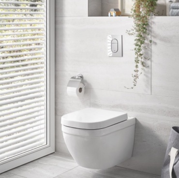 Унитаз подвесной GROHE Euro Ceramic 39554000, безободковый, с сиденье микролифт SoftClose