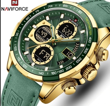 Кварцевые NAVIFORCE NF9197-GGN нержавеющая сталь