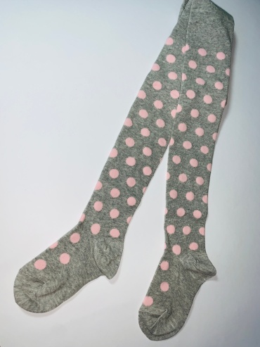 Колготки матовые, с ластовицей KIDS SOCKS серый