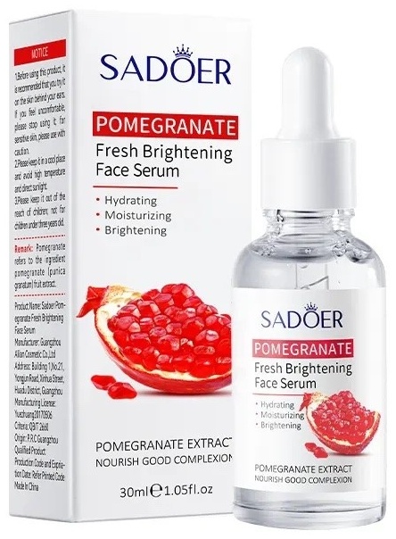 Купить SADOER сыворотка Pomegranate для лица 30 мл в Алматы – Магазин ...