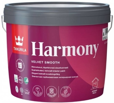 Tikkurila акриловая Harmony 9 л, белый цвет