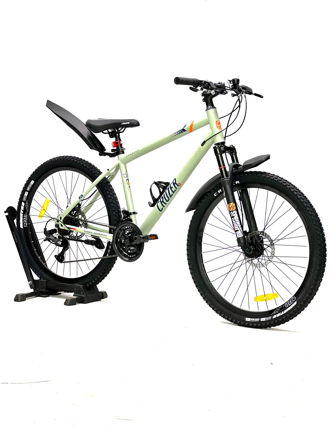 Купить Велосипед Cruzer Sheriff 26/17 GRAY/GREEN 26 дюйм 2024 17 дюймов ...