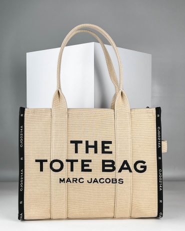 Сумка тоут MARC JACOBS текстиль бежевый