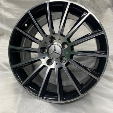 DIVAD BK836 8x17/5x112 D66.6 ET35 4 диска черный, серебристый