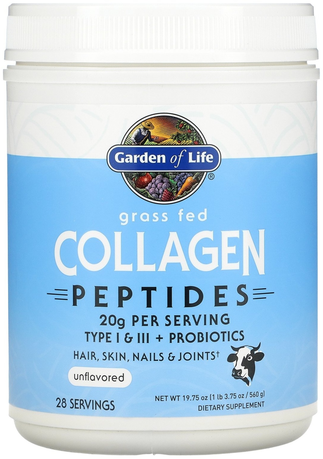 Купить Collagen Peptides Unflavored порошок 560 мл в Алматы – Магазин ...