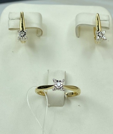 DN Jewelry E318311 вес 6.36 г золото, бриллиант