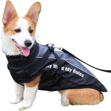 DogLemi комбинезон SMILE черный, серый XL