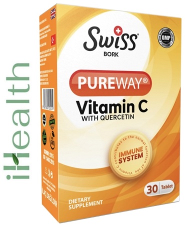 Swiss Bork Pureway Витамин С с кверцетином 1000 мг таблетки 30 шт