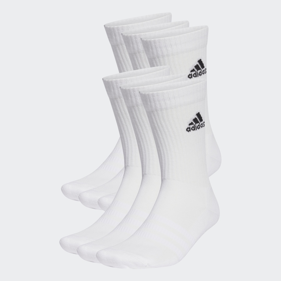 Спортивные носки adidas 6 пар белый 22-24