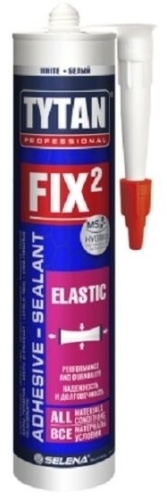 Герметик TYTAN Fix 2 Elastic, цвет белый 290 мл