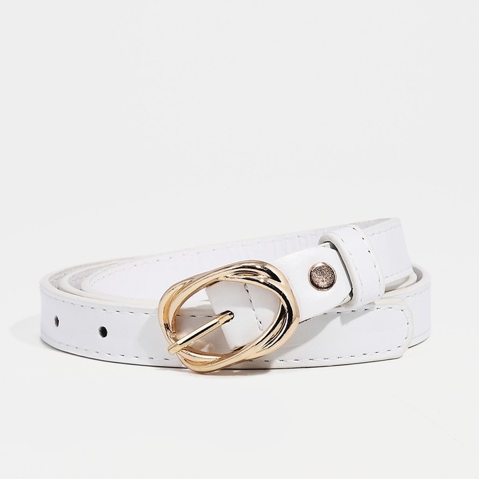 Купить Ремень Beauty Fox 9720495 искусственная кожа 110 см белый в ...