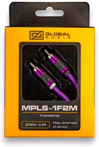 Global Audio разветвитель MPLS-1F2M 1 шт