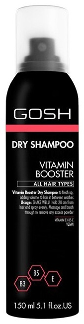 GOSH Vitamin Booster Dry Shampoo сухой шампунь 150 мл