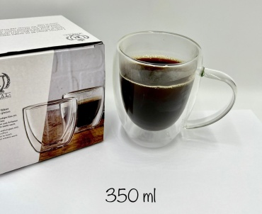 Кружка Royal , 350 мл, закаленное стекло, 1 шт.