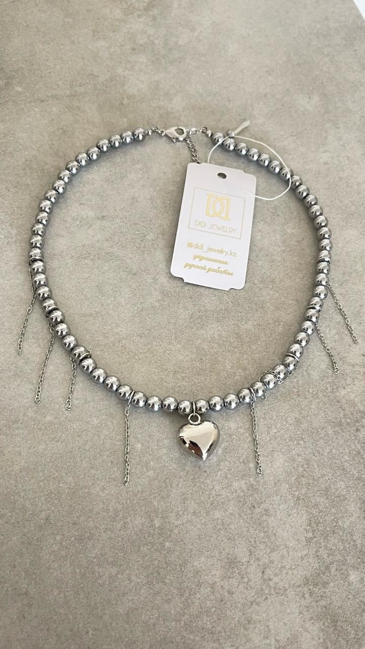 DiDi Jewelry длина 36 см латунь, гематит