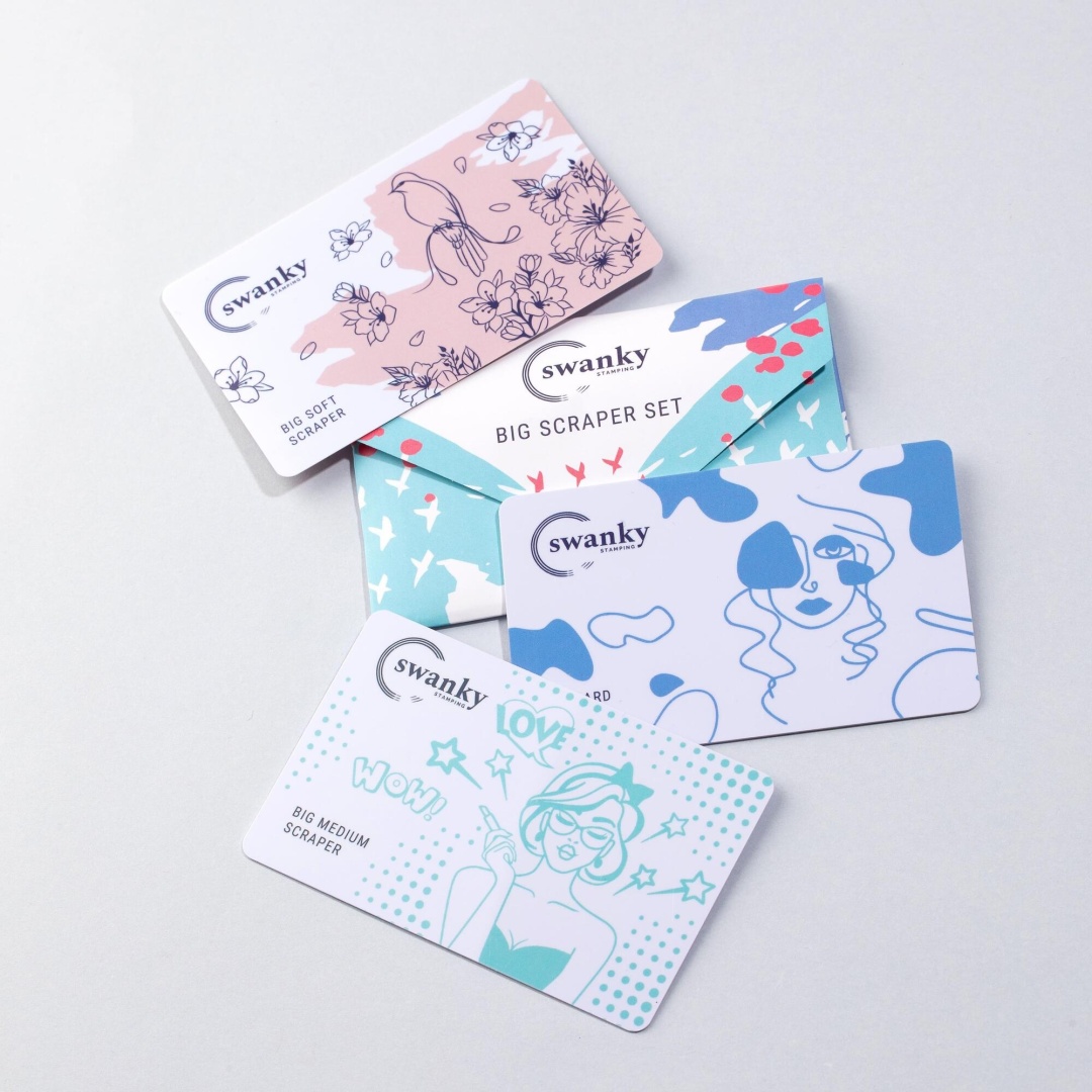 Swanky Stamping набор скраперов SSC08 3 шт