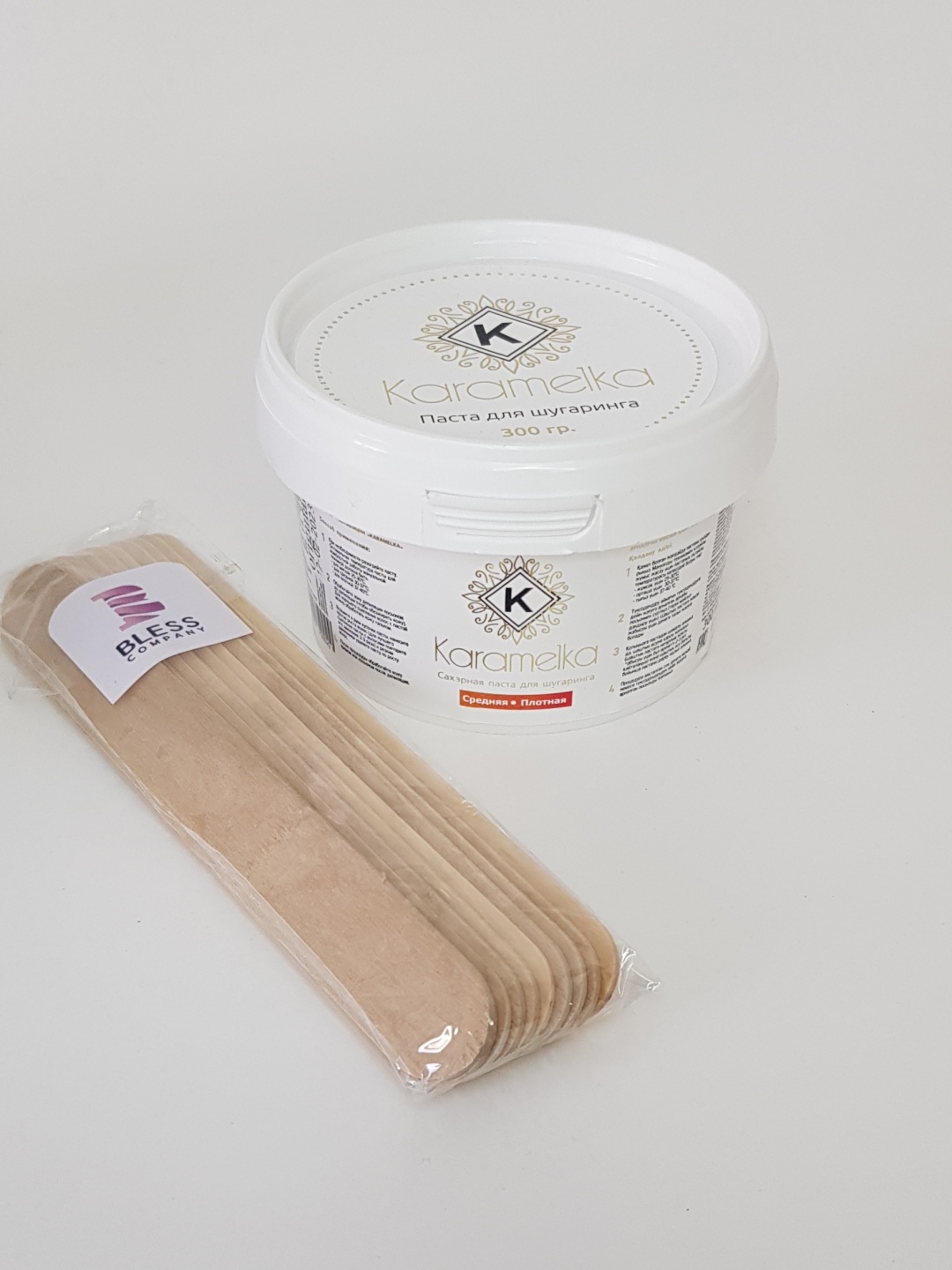 Karamelka classic паста, средняя 300 г со шпателем 10 шт